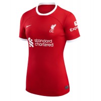 Camisa de Futebol Liverpool Alexis Mac Allister #10 Equipamento Principal Mulheres 2023-24 Manga Curta